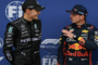 George Russell und Max Verstappen