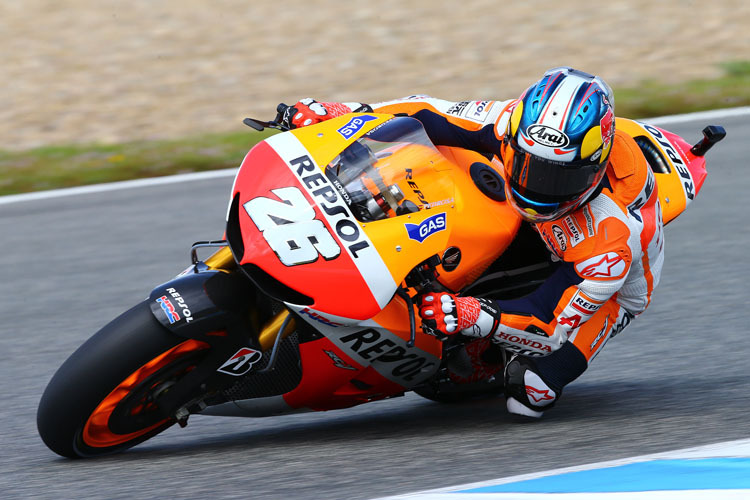 Dani Pedrosa beim Jerez-Test im März