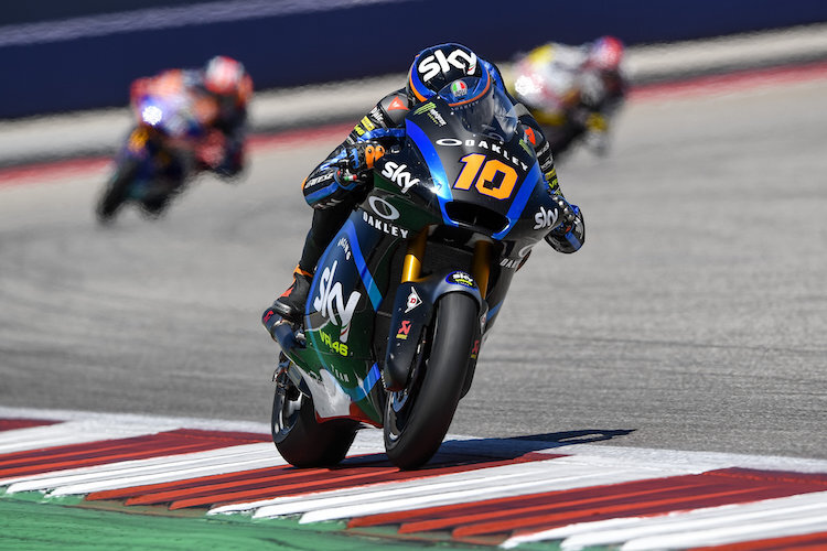 Luca Marini sicherte sich in Austin den sechsten Platz