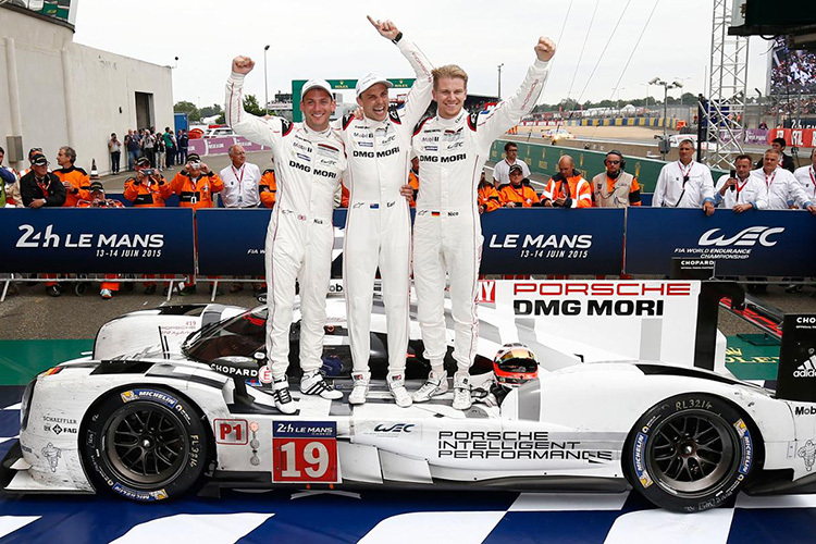 Nico Hülkenberg (rechts) gewann letztmals 2015, bei den 24 Stunden von Le Mans