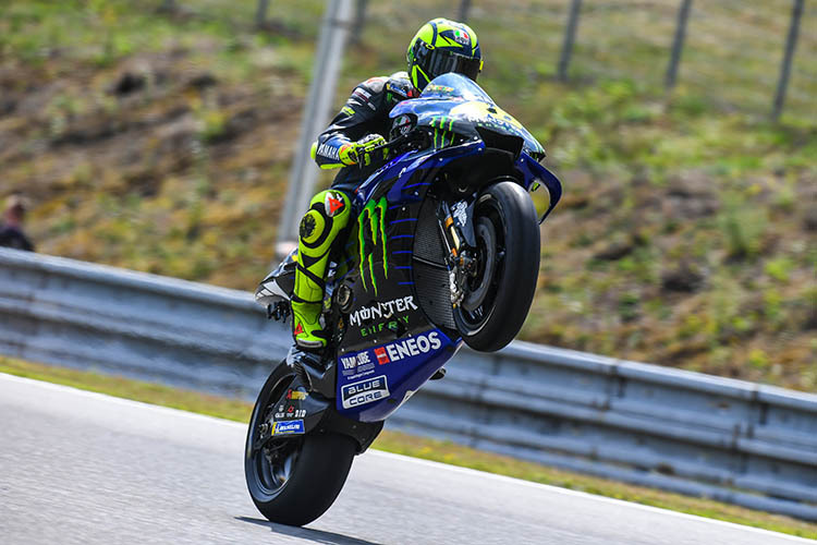 Valentino Rossi: Am Freitag auf Platz 9