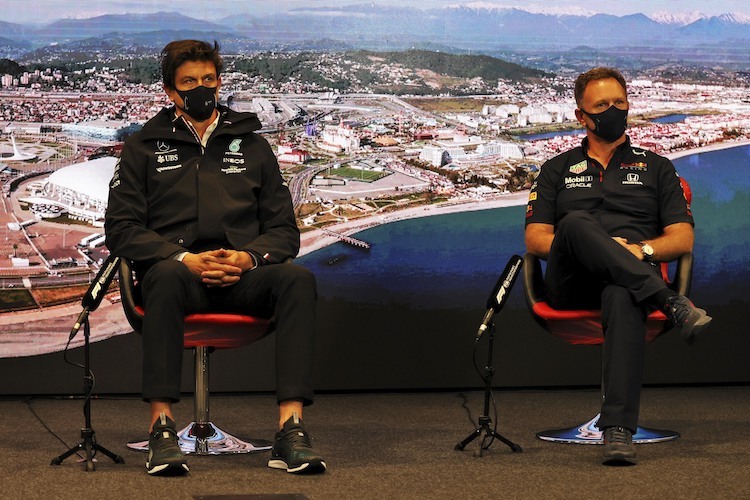 Toto Wolff und Christian Horner