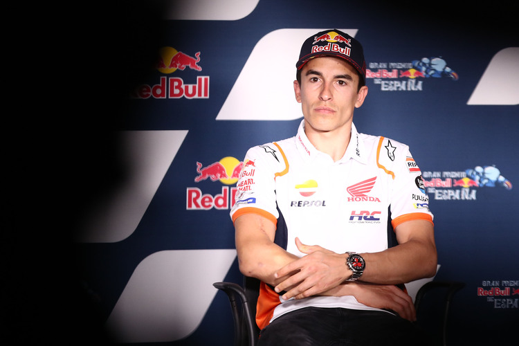 Marc Márquez am Donnerstag in Jerez