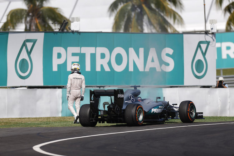 Lewis Hamilton in Malaysia