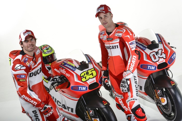 Cal Crutchlow (li) und Andreas Dovizioso sind heute in Jerez unterwegs