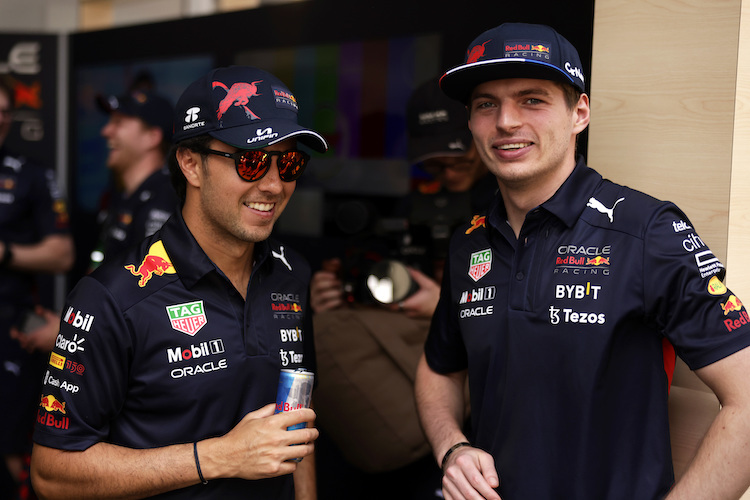 Sergio Pérez und Max Verstappen