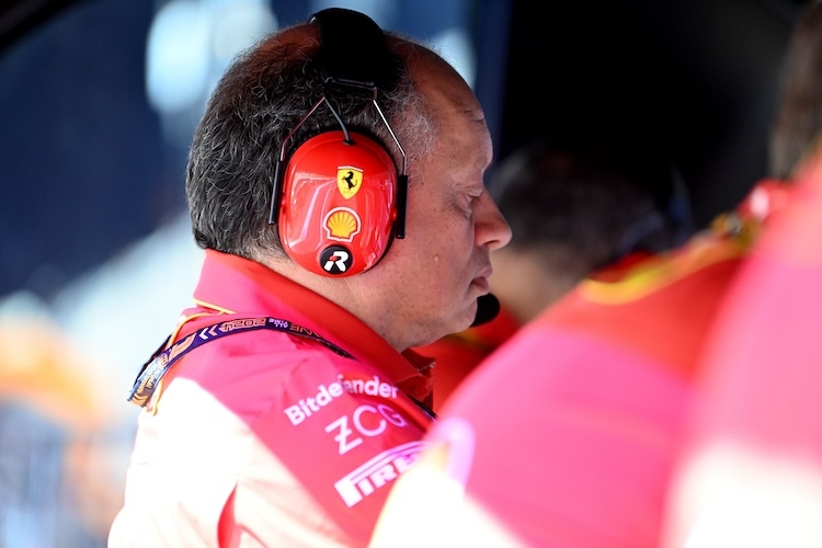 Ferrari-Teamchef Fred Vasseur war mehr als zufrieden mit dem Einsatz von Oliver Bearman