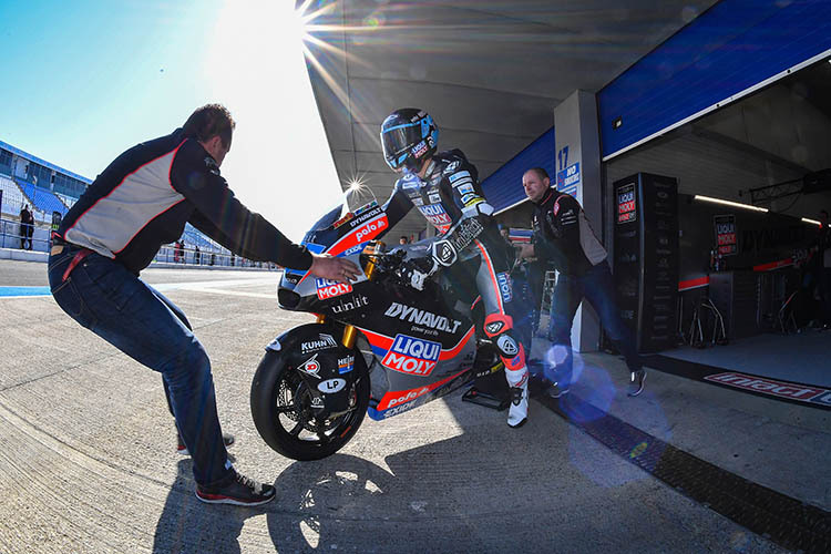 Marcel Schrötter in Jerez