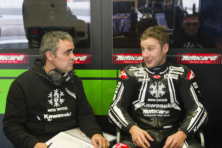 Pere Riba (li) und Jonathan Rea (re) sind ein erfolgreiches Duo