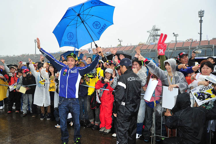 Valentino Rossi: Er ist auch in Japan der Liebling der Fans