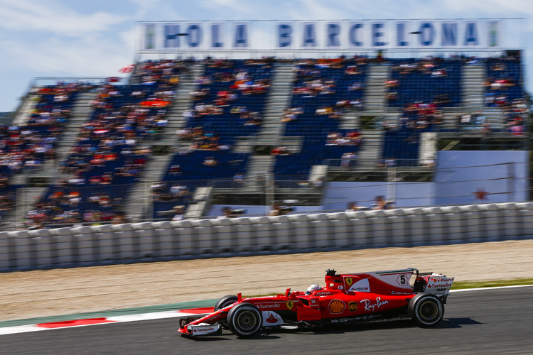 Startplatz 2 für Sebastian Vettel