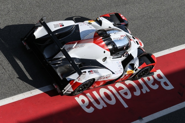 Beim Test der FIA WEC in Barcelona war der Toyota TS050 Hybrid am schnellsten