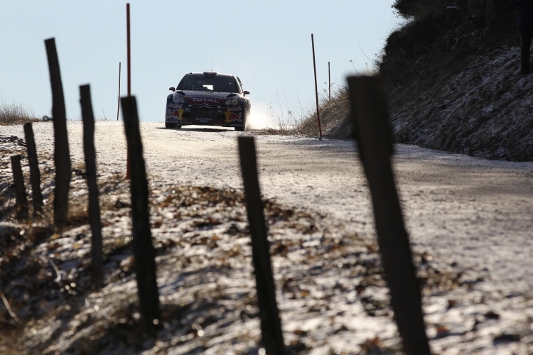 Azftaktsieger Sébastien Loeb im Citroen DS3 WRC.