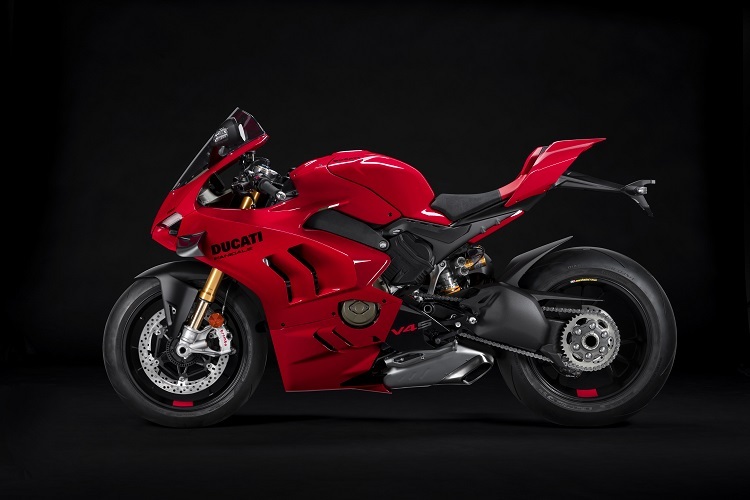 Die Ducati Panigale V4 und V4 S sind erhältlich ausschlieslich in Rot
