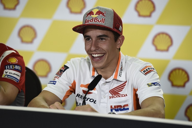 Marc Márquez bei der Pressekonferenz in Malaysia