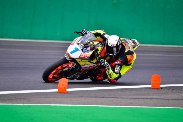 Lennox Lehmann auf dem Lausitzring