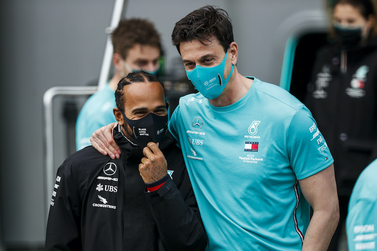 Toto Wolff sagt über Lewis Hamilton: «Er setzt immer neue Bestmarken in unserem Sport»