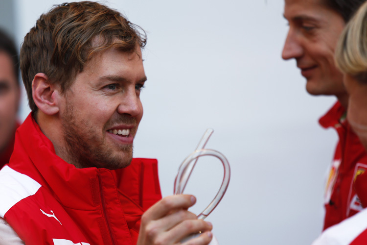 Vettel fühlt sich bei Ferrari sichtlich wohl
