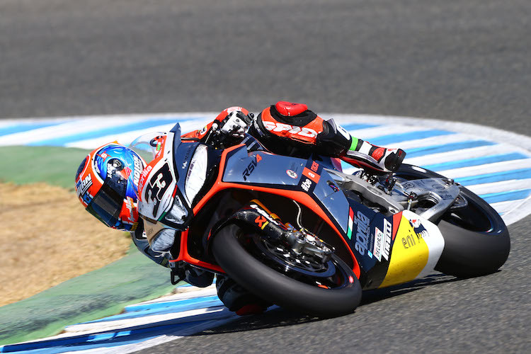 Marco Melandri hat am ersten Trainingstag in Jerez alles in Griff