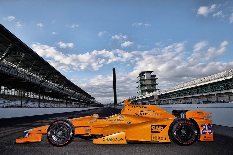 Das ist Fernando Alonsos Auto für Indy