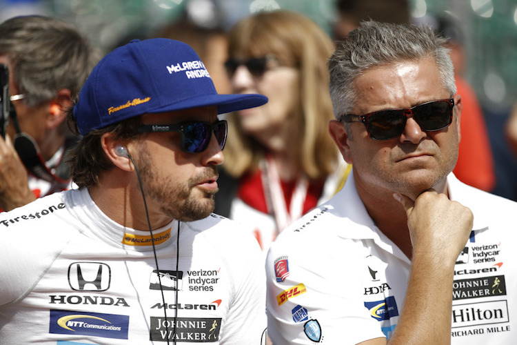 Fernando Alonso und Gil de Ferran