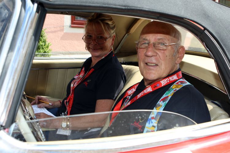 Sir Stirling und Lady Susie Moss kommen zur Ennstal-Classic