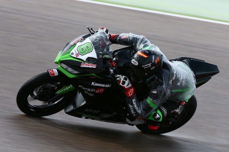 Kawasaki-Pilot Mika Perez holte sich in Aragon die Pole-Position