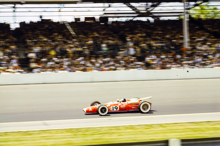 Jim Clark 1966 beim Indy 500
