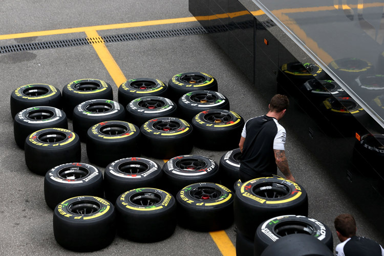 Die Pirelli-Reifen sorgen auch in Monza für Gesprächsstoff