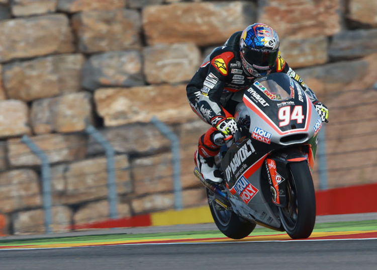 Jonas Folger war im Moto2-Quaifying von Aragón der schnellste Deutsche 