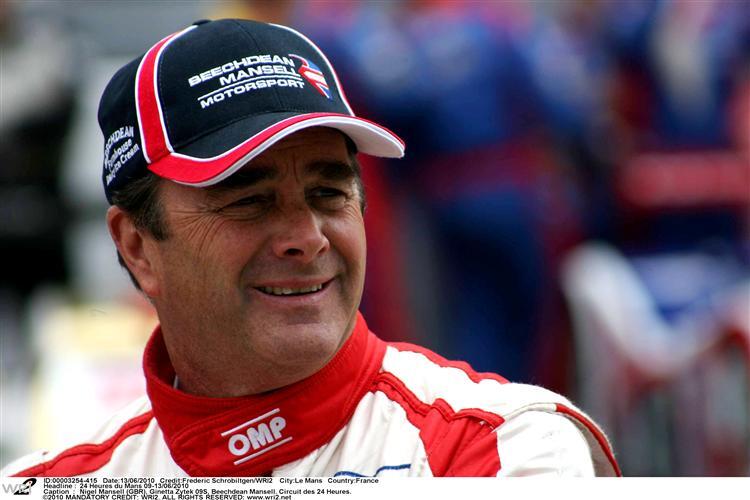 Nigel Mansell wird am 11. Juli in England Beisitzer