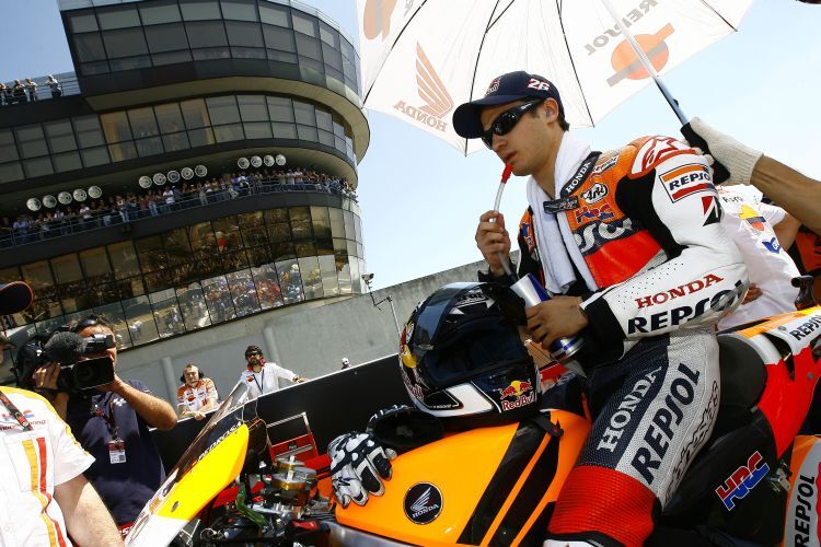 Unter Druck: Repsol-Honda-Werkspilot Dani Pedrosa