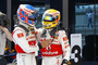 Hamilton und Button können ihr Glück kaum fassen