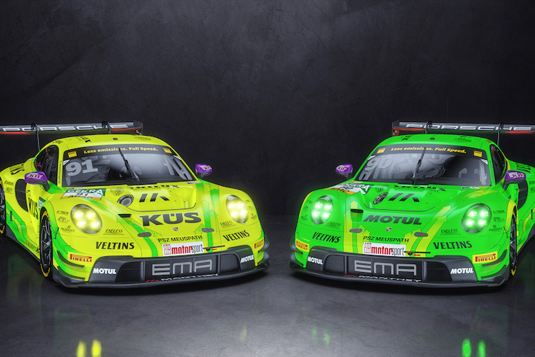 Manthey EMA startet auch 2024 mit zwei Porsche 911 GT3 R in der DTM