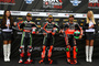 Die erste Startreihe in Donington: Jonathan Rea, Tom Sykes und Davide Giugliano (v.l.)