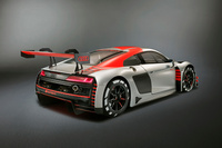 Schickes Heck der Evo-Version des Audi R8 LMS