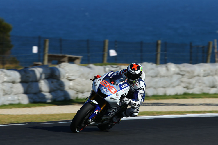 Jorge Lorenzo beim Phillip-Island-Test