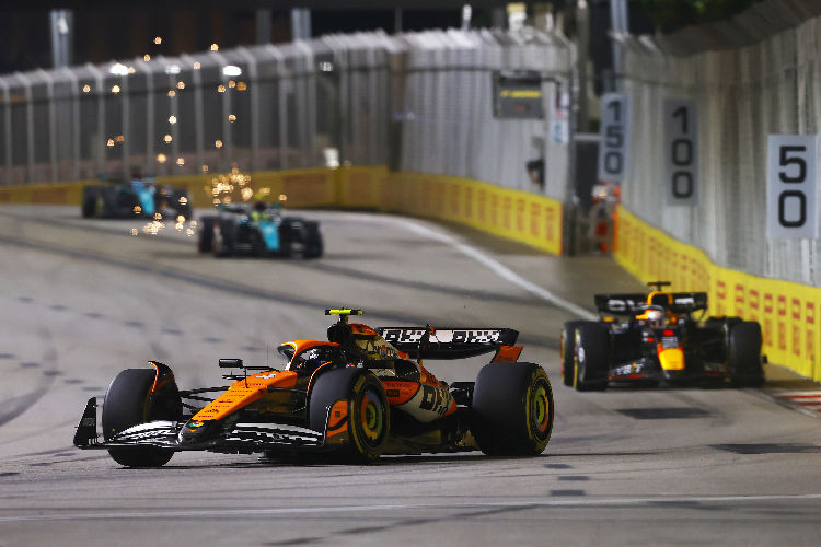 Lando Norris fuhr in Singapur von der Pole zum Sieg