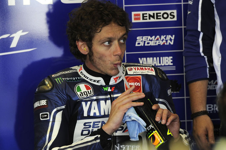 Valentino Rossi: Ein buntes VLF am Kragen