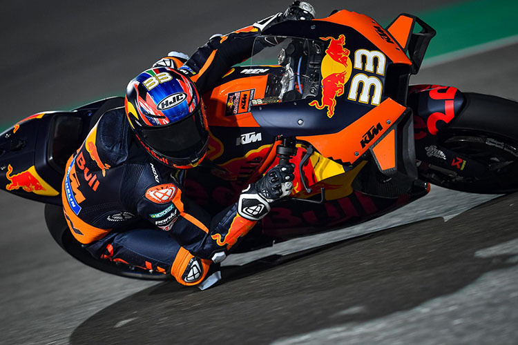 Brad Binder auf der Red Bull-KTM des Factory Teams