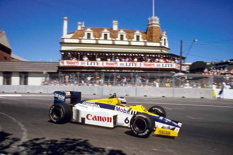 Keke Rosberg 1985 in Adelaide