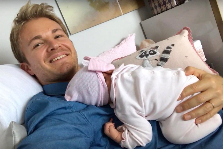 Nico Rosberg und die kleine Naila