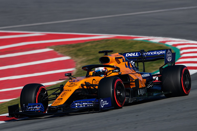 Carlos Sainz mit seinem McLaren