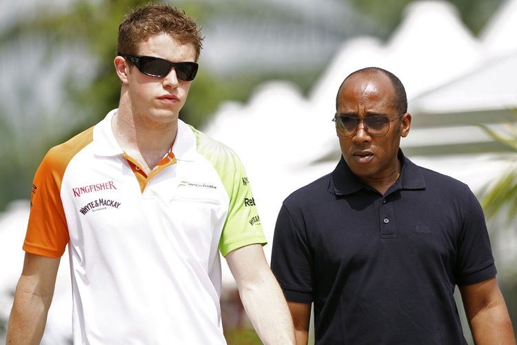 Paul Di Resta und Anthony Hamilton