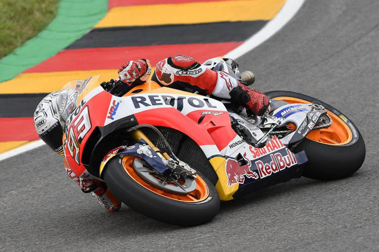 Im Trockenen auf Platz 6: Marc Márquez