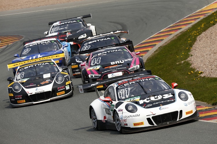 Markenvielfalt im ADAC GT Masters: Porsche 911 GT3 R, Audi R8 LMS, Corvette C7 GT3 und BMW M6 GT3