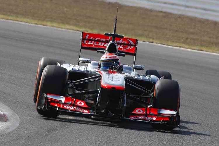 Kevin Magnussen holte im McLaren die Tagesbestzeit