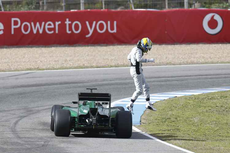 Federgewicht Marcus Ericsson bringt bei 180 cm Körpergrösse nur 69 kg auf die Waage