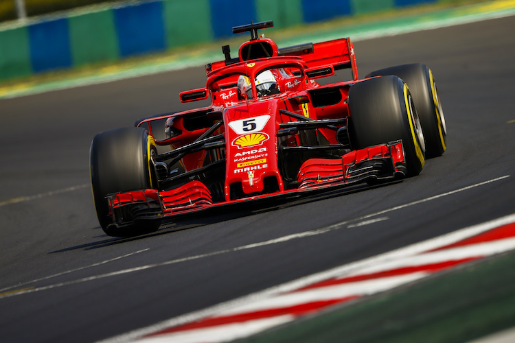 Sebastian Vettel war am Trainingsfreitag auf dem Hungaroring der Schnellste