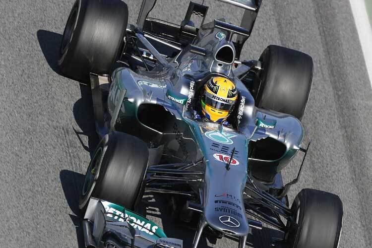 Lewis Hamilton ist zufreden mit dem W04